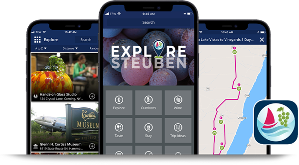 Steuben's App Screens